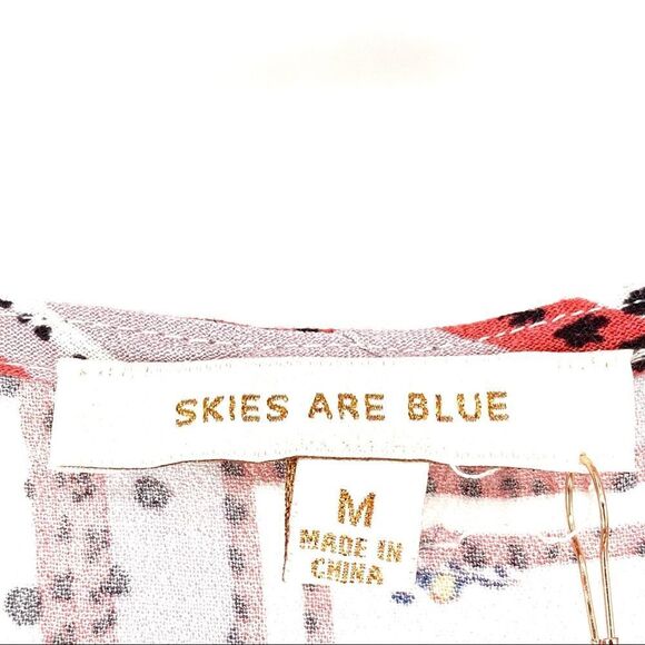 Skies Are Blue Women's Block Party Patchwork Pattern Midi Dress - Picture 5 of 7